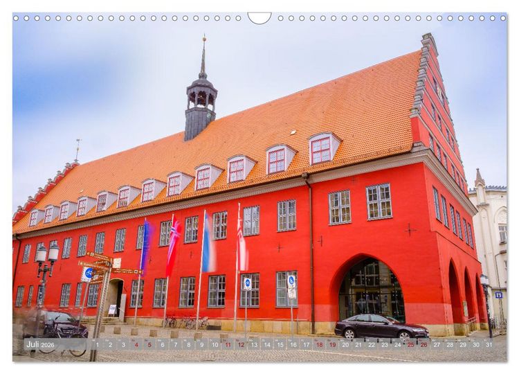 Produktbild: Ein Blick auf die Hansestadt Greifswald (Wandkalender 2026 DIN A3 quer), CALVENDO Monatskalender