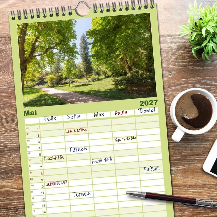 Produktbild: Familienplaner 2027 - Freudenstadt 2027 mit 5 Spalten (Wandkalender, 21 x 45 cm) CALVENDO