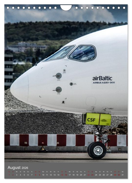 Produktbild: Flugzeuge aus aller Welt (Wandkalender 2026 DIN A4 hoch), CALVENDO Monatskalender