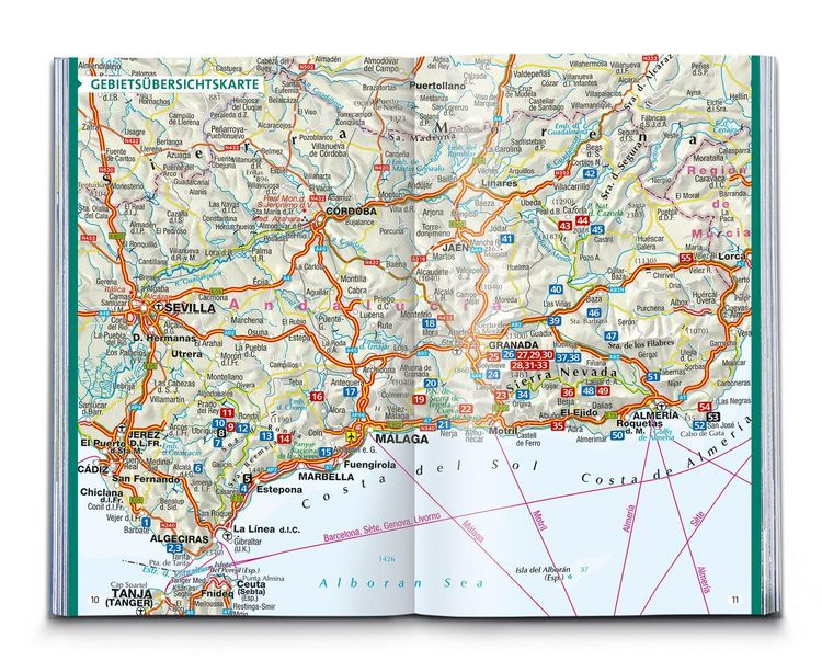 Produktbild: KOMPASS Wanderf&uuml;hrer S&uuml;dliches Andalusien, Costa de la Luz, Costa del Sol, Costa Tropical und Costa Almeria, 55 Touren mit Extra-Tourenkarte