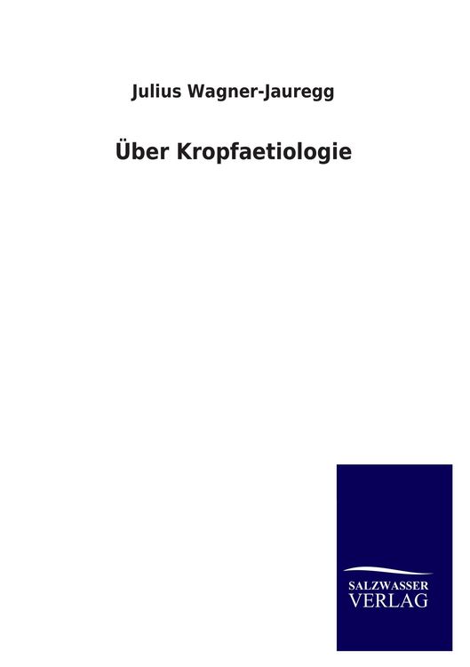 Produktbild: &Uuml;ber Kropfaetiologie