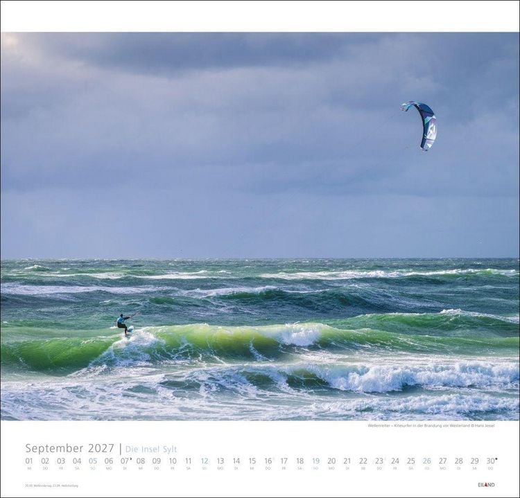 Produktbild: Die Insel Sylt Edition Kalender 2027 - Hans Jessel