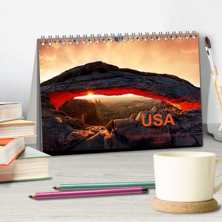 Produktbild: USA S&uuml;d-West (Tischkalender 2026 DIN A5 quer), CALVENDO Monatskalender