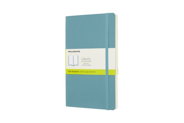 Produktbild: Moleskine Notizbuch Large/A5, Blanko, Soft Cover, Riff Blau