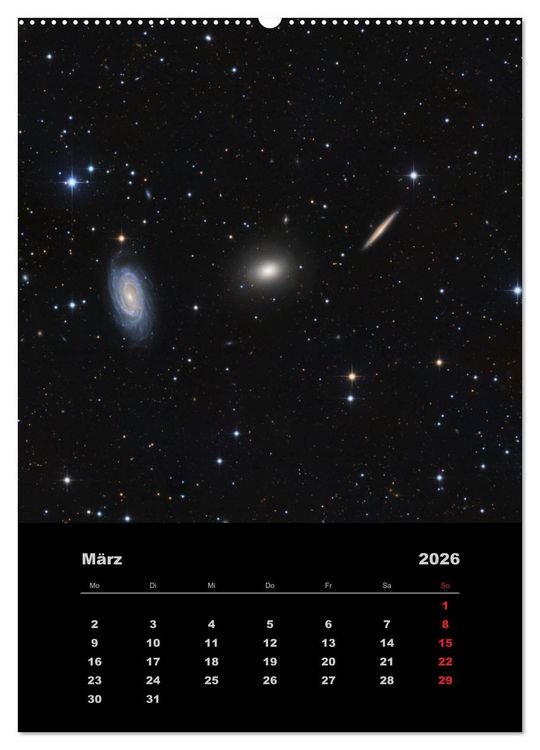 Produktbild: Astronomie 2026 (hochwertiger Premium Wandkalender 2026 DIN A2 hoch), Kunstdruck in Hochglanz