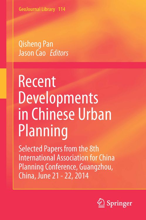 Produktbild: Recent Developments in Chinese Urban Planning