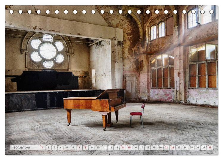 Produktbild: Lost Places Kalender - Daylight (Tischkalender 2026 DIN A5 quer), CALVENDO Monatskalender