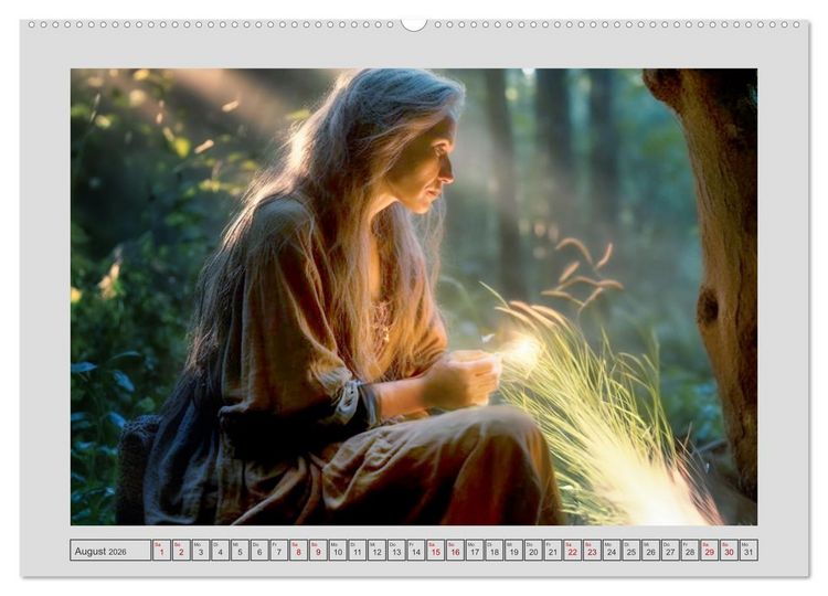 Produktbild: Die W&auml;chterinnen des Waldes (Wandkalender 2026 DIN A2 quer), CALVENDO Monatskalender