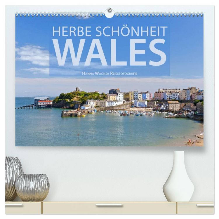 Produktbild: Herbe Sch&ouml;nheit Wales (hochwertiger Premium Wandkalender 2026 DIN A2 quer), Kunstdruck in Hochglanz