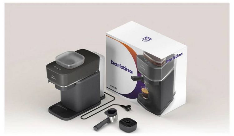 Produktbild: Philips Baristina BAR300/60 Black Espressomaschine Schwarz