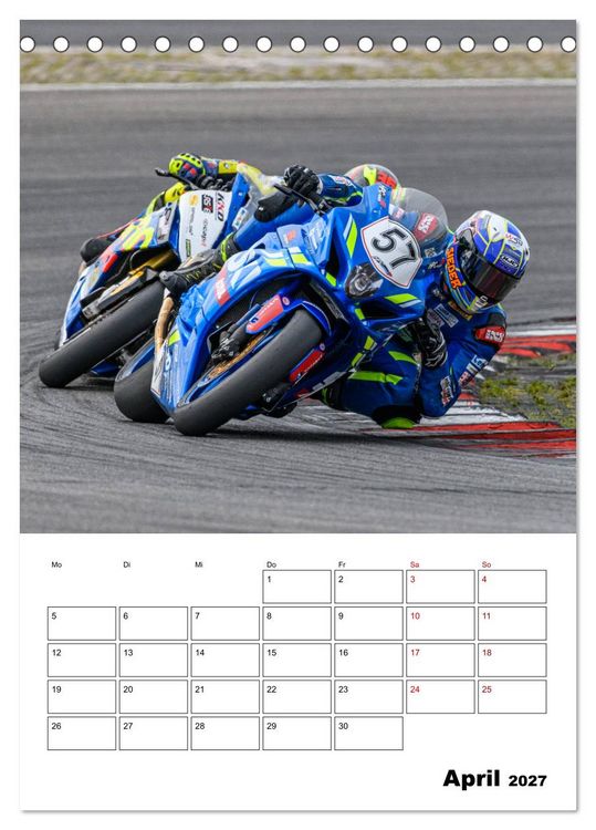 Produktbild: SuperBikes (Tischkalender 2027 DIN A5 hoch), CALVENDO Monatskalender