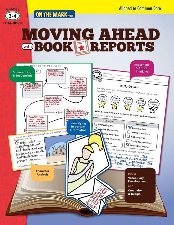 Produktbild: Book Reports Grades 3-4