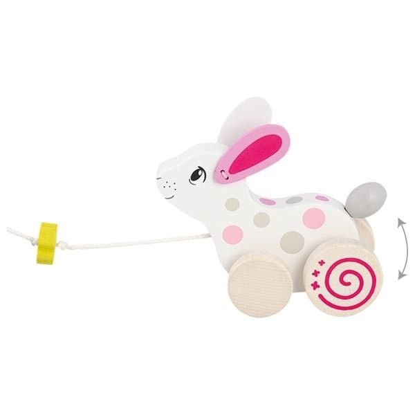 Produktbild: Goki 54897 - Ziehtier Hase, Holz, 12 cm