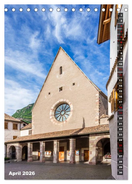 Produktbild: Stadtherz BOZEN (Tischkalender 2026 DIN A5 hoch), CALVENDO Monatskalender