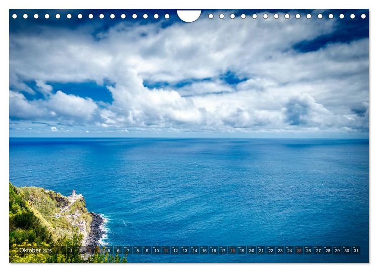 Produktbild: A Z O R E N (Wandkalender 2026 DIN A4 quer), CALVENDO Monatskalender
