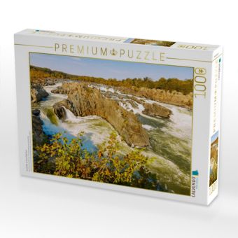 Produktbild: CALVENDO Puzzle Great Falls im Great Falls Park | 1000 Teile Lege-Gr&ouml;&szlig;e 64x48cm Foto-Puzzle f&uuml;r gl&uuml;ckliche Stunden