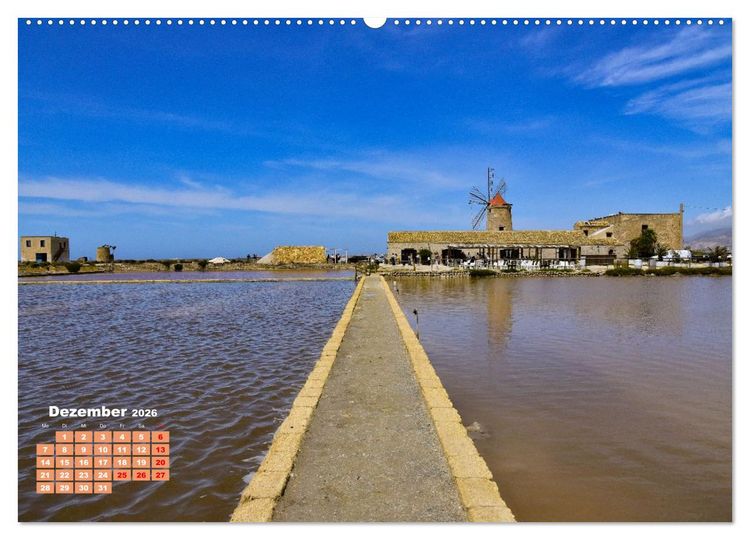 Produktbild: Sizilien &ndash; von Cefal&ugrave; bis Trapani (hochwertiger Premium Wandkalender 2026 DIN A2 quer), Kunstdruck in Hochglanz