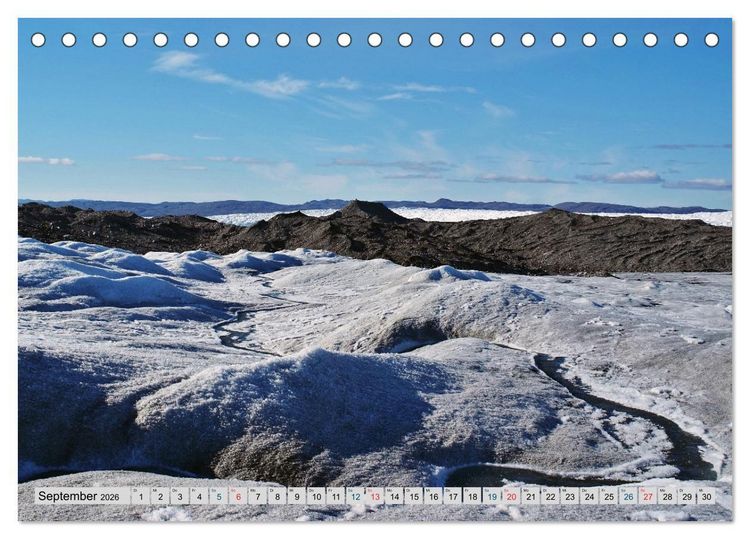 Produktbild: Bezauberndes, eisiges Gr&ouml;nland (Tischkalender 2026 DIN A5 quer), CALVENDO Monatskalender