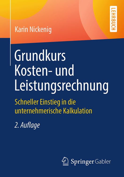 Produktbild: Grundkurs Kosten- und Leistungsrechnung