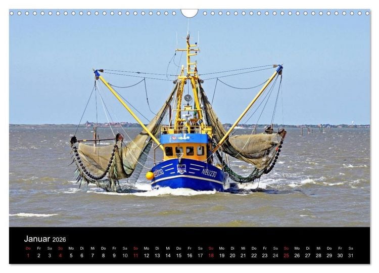 Produktbild: Ostfriesische Inseln (Wandkalender 2026 DIN A3 quer), CALVENDO Monatskalender