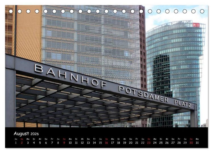 Produktbild: Berlin (Tischkalender 2026 DIN A5 quer), CALVENDO Monatskalender