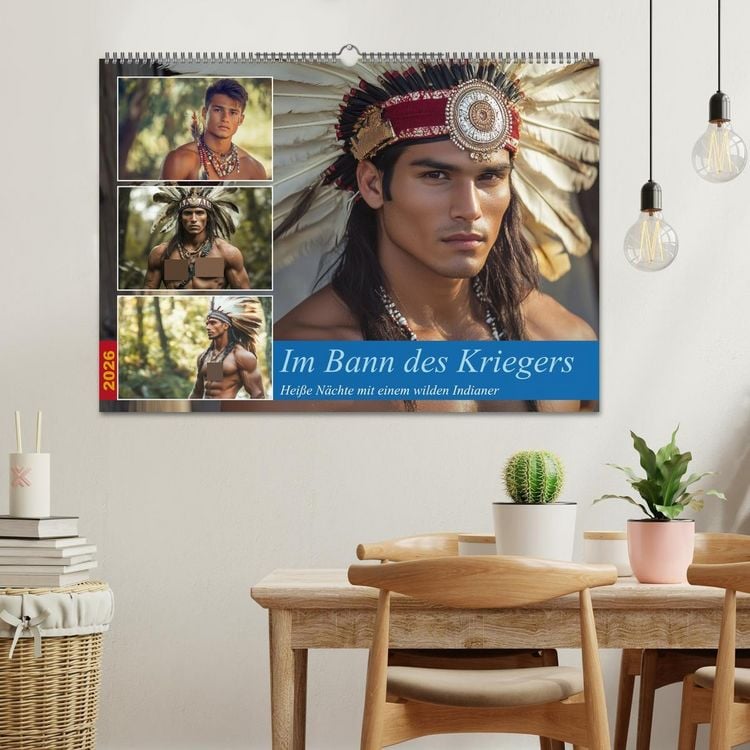Produktbild: Im Bann des Kriegers (Wandkalender 2026 DIN A2 quer), CALVENDO Monatskalender