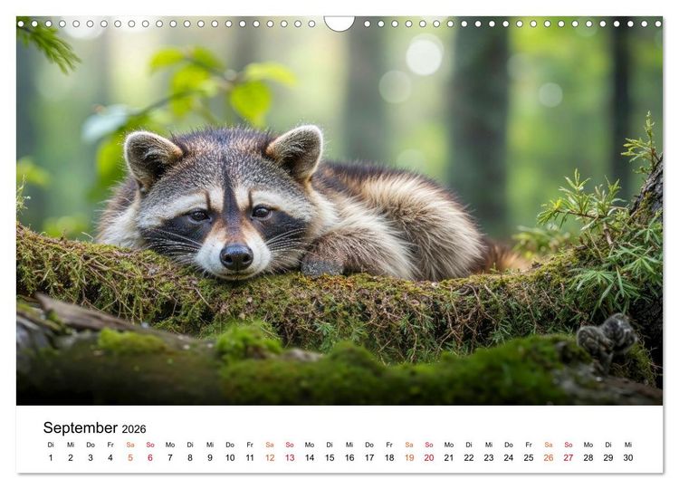Produktbild: Tierische Jahreszeiten (Wandkalender 2026 DIN A3 quer), CALVENDO Monatskalender