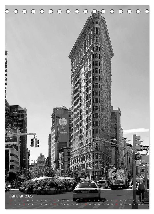 Produktbild: New York - The Big Apple (Tischkalender 2026 DIN A5 hoch), CALVENDO Monatskalender