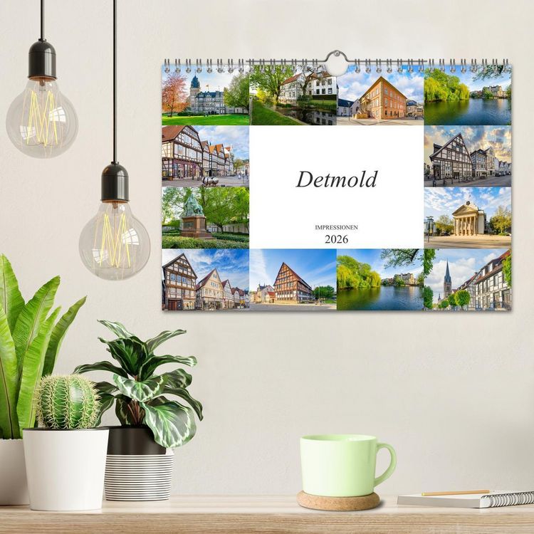 Produktbild: Detmold Impressionen (Wandkalender 2026 DIN A4 quer), CALVENDO Monatskalender