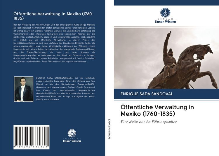Produktbild: &Ouml;ffentliche Verwaltung in Mexiko (1760-1835)