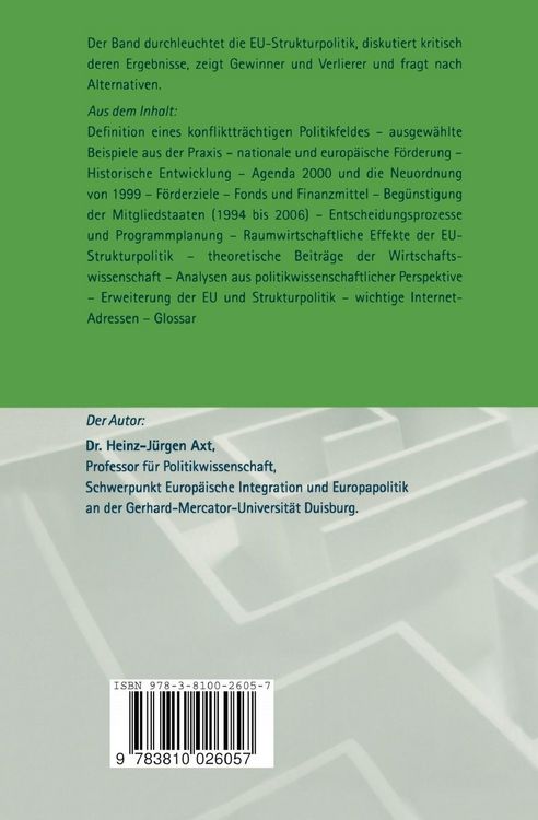 Produktbild: EU-Strukturpolitik