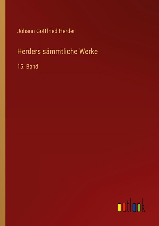 Produktbild: Herders s&auml;mmtliche Werke