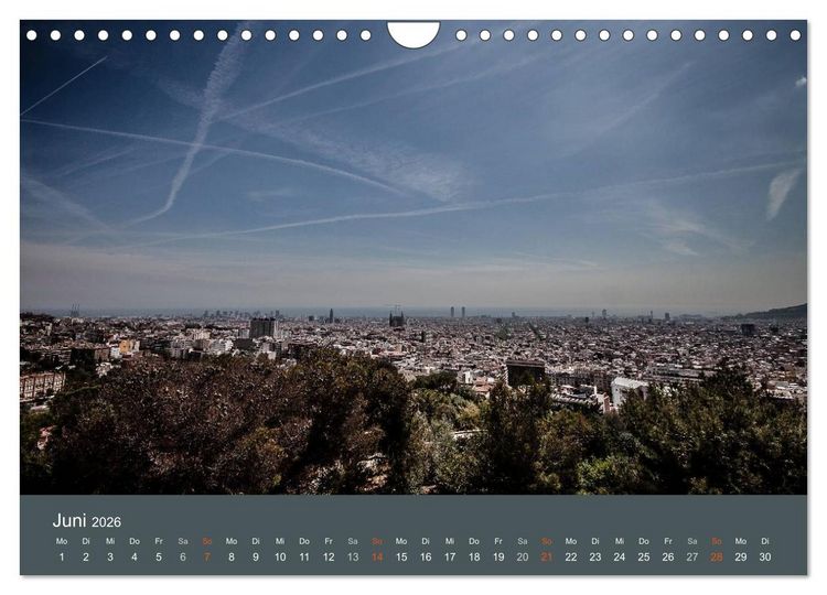 Produktbild: Barcelona - Faszinierende Architektur (Wandkalender 2026 DIN A4 quer), CALVENDO Monatskalender