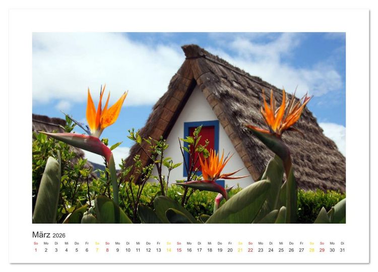 Produktbild: Madeira (Tischkalender 2026 DIN A5 quer), CALVENDO Monatskalender