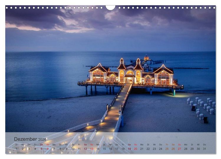 Produktbild: Insel R&uuml;gen und Hiddensee (Wandkalender 2026 DIN A3 quer), CALVENDO Monatskalender