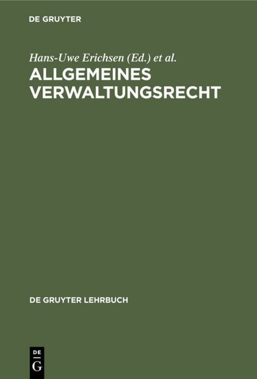 Produktbild: Allgemeines Verwaltungsrecht