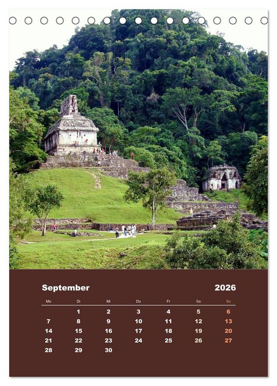 Produktbild: Klassisches Mexiko (Tischkalender 2026 DIN A5 hoch), CALVENDO Monatskalender