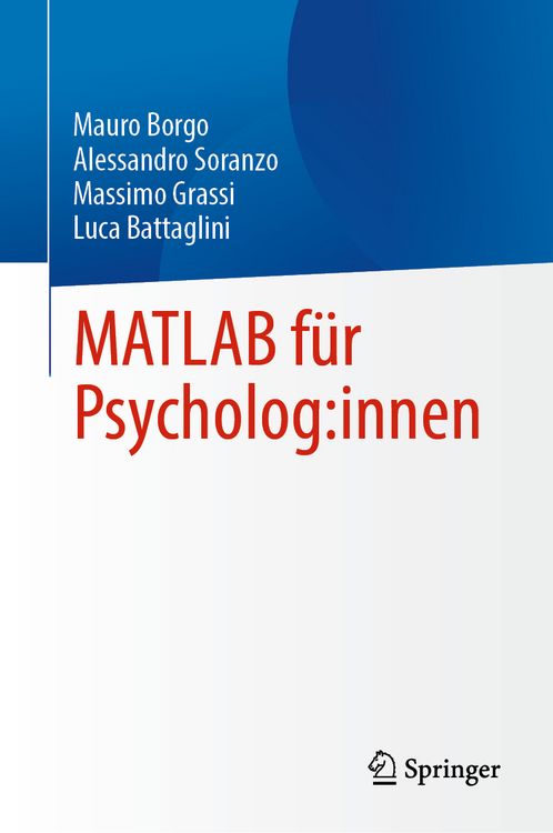 Produktbild: MATLAB f&uuml;r Psycholog:innen