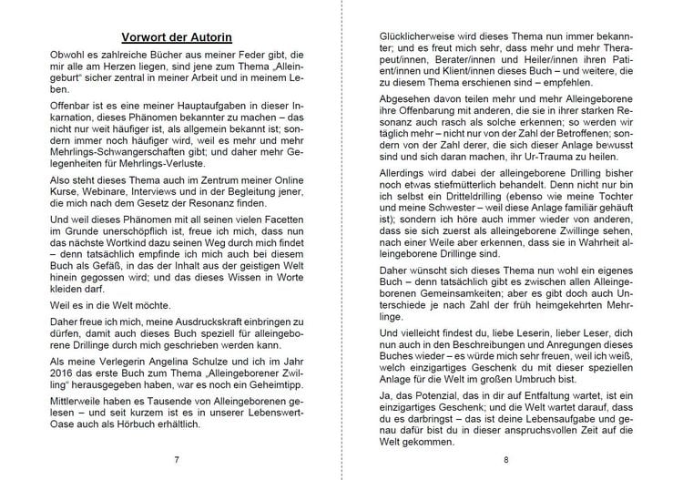 Produktbild: Alleingeborener Drilling Du Bist Nicht Allein