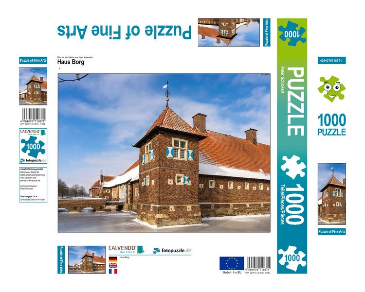 Produktbild: CALVENDO Puzzle Haus Borg | 1000 Teile Lege-Gr&ouml;&szlig;e 64x48cm Foto-Puzzle f&uuml;r gl&uuml;ckliche Stunden