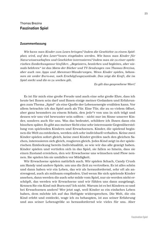 Produktbild: Faszination Spiel