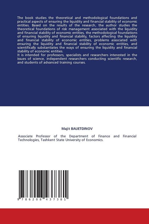 Produktbild: Methodological Basis of Business Liquidity and Financial Stability
