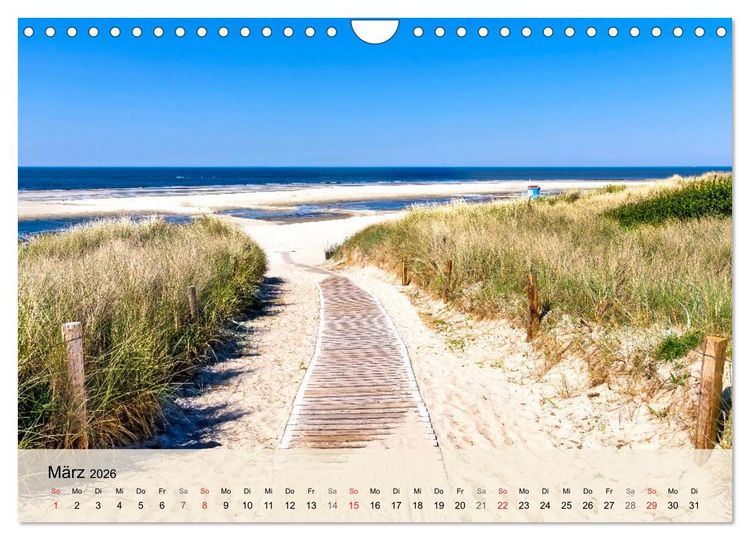 Produktbild: Nordsee - Traum (Wandkalender 2026 DIN A4 quer), CALVENDO Monatskalender