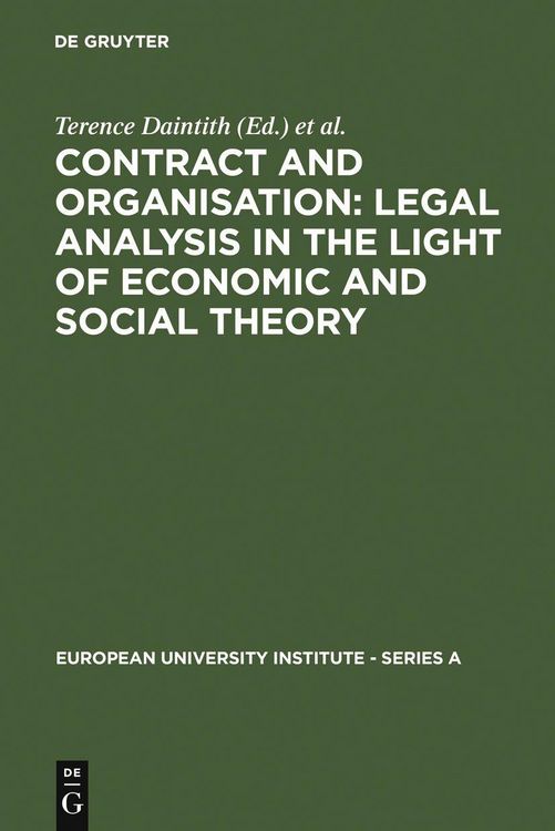 Produktbild: Contract and Organisation