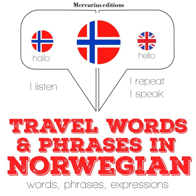 Produktbild: Travel words and phrases in Norwegian
