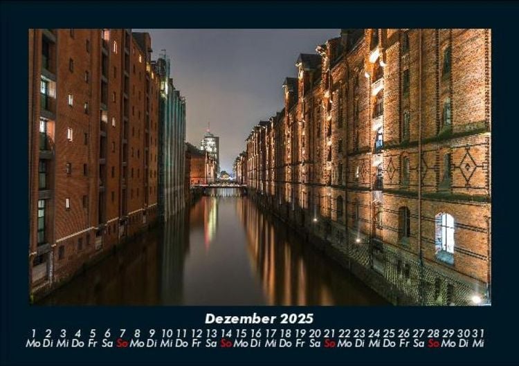Produktbild: Hamburg 2025 Fotokalender DIN A5