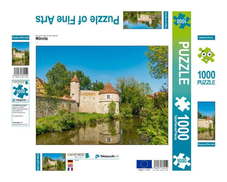 Produktbild: CALVENDO Puzzle W&ouml;rnitz | 1000 Teile Lege-Gr&ouml;&szlig;e 64x48cm Foto-Puzzle f&uuml;r gl&uuml;ckliche Stunden