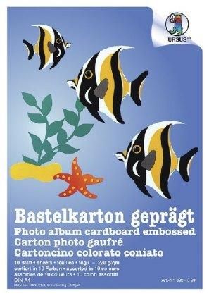 Produktbild: Bastelkartonblock gepr&auml;gt, DIN A4