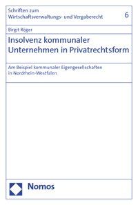 Produktbild: Insolvenz kommunaler Unternehmen in Privatrechtsform