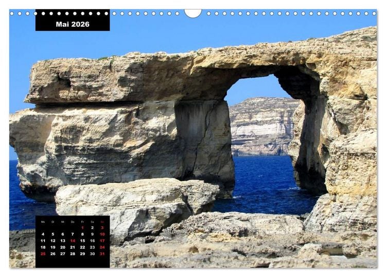 Produktbild: Impressionen aus Malta (Wandkalender 2026 DIN A3 quer), CALVENDO Monatskalender